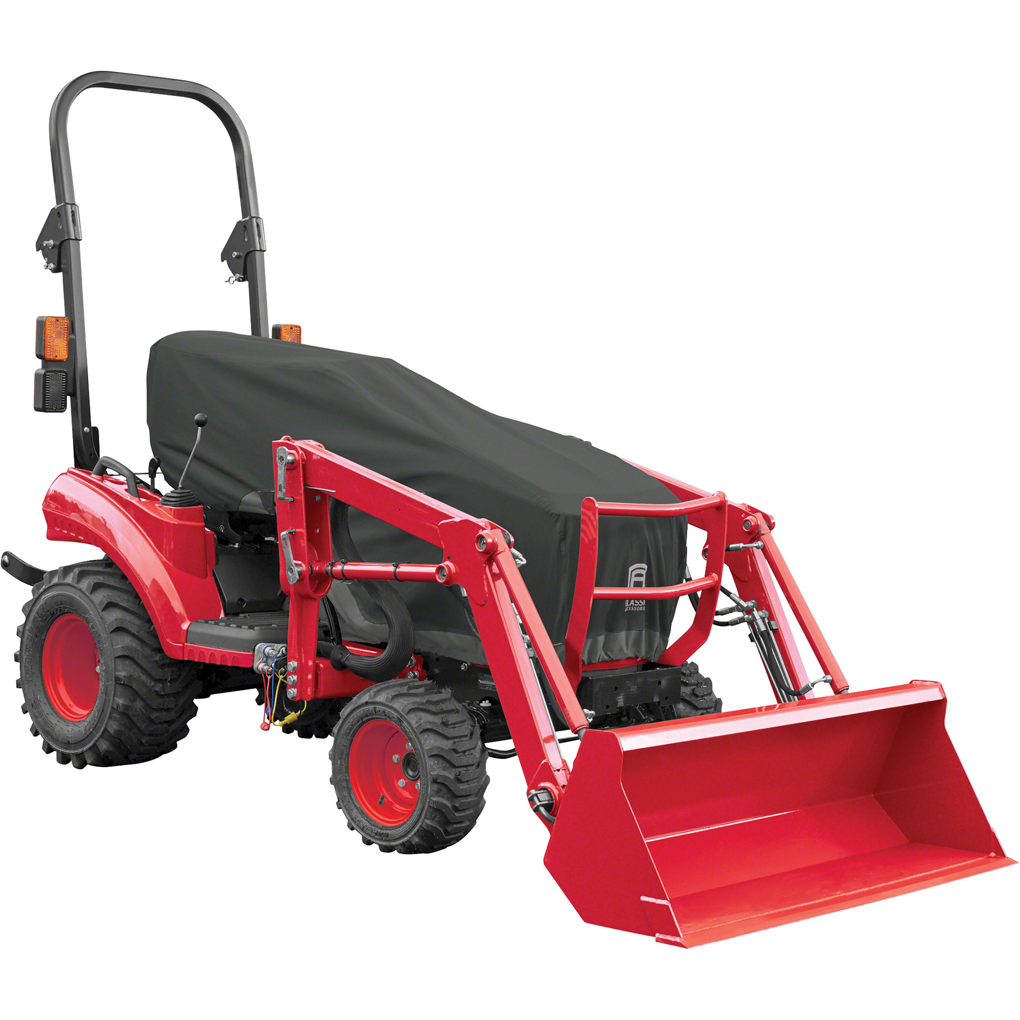 Classic Accessories Compact Utility Tractor Cover, Fits John Deere 2000 and 3000, New Holland Boomer, Kubota BX, Mahindra Max, Model# 52-151-380301-RT